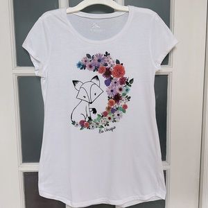 Justice Girls Graphic Tunic Short Sleeve Tee, size 16